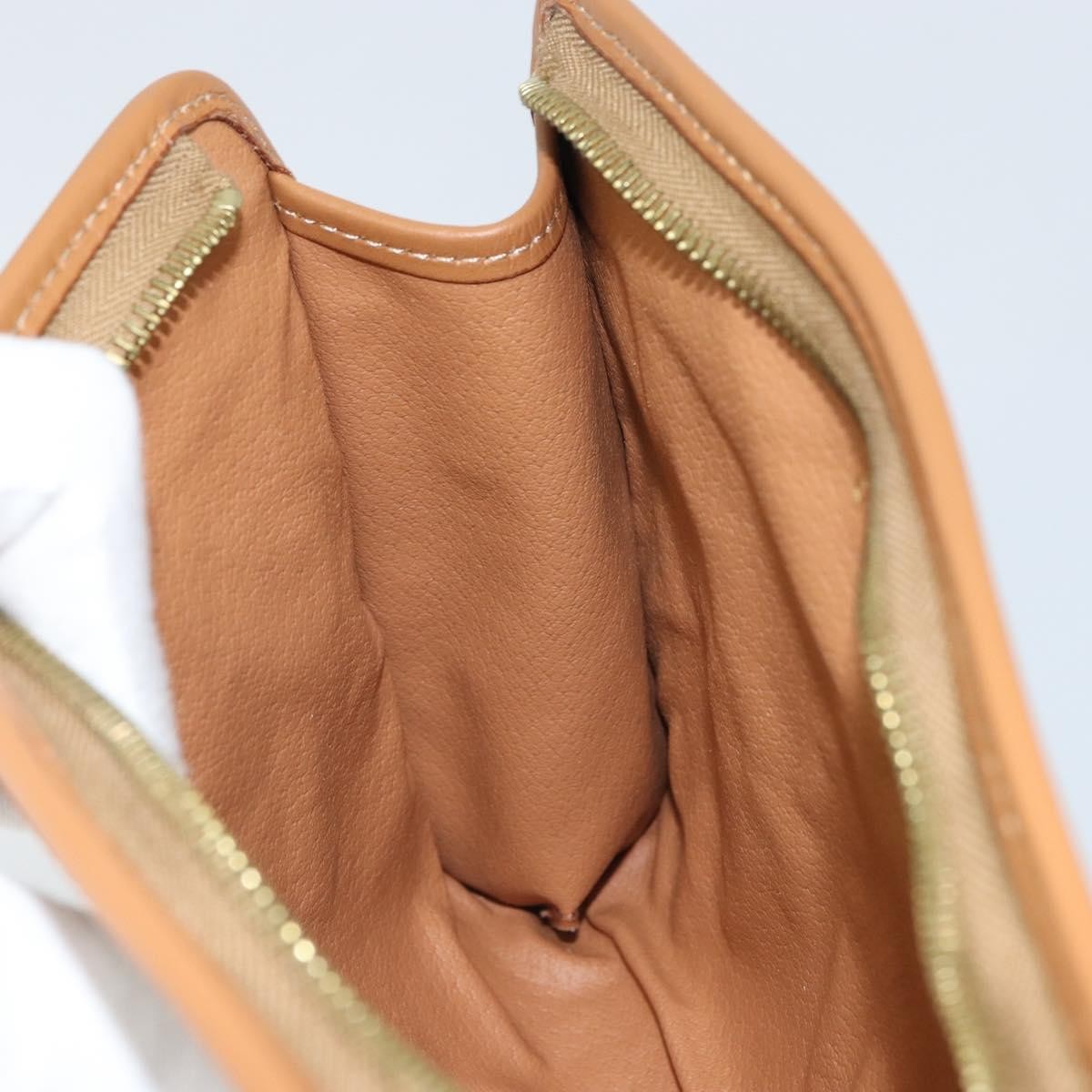 Celine Macadam Pochette Classic, BEIGE, CANVAS, Clutche & pouche