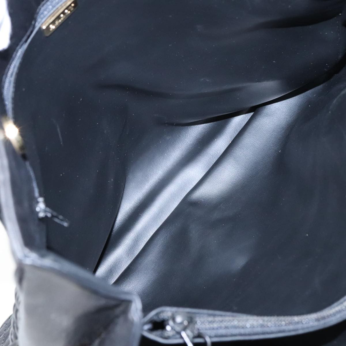 Bally Vintage Tote Bag Quilted Leather, Black, Leather, Shoulder Bag