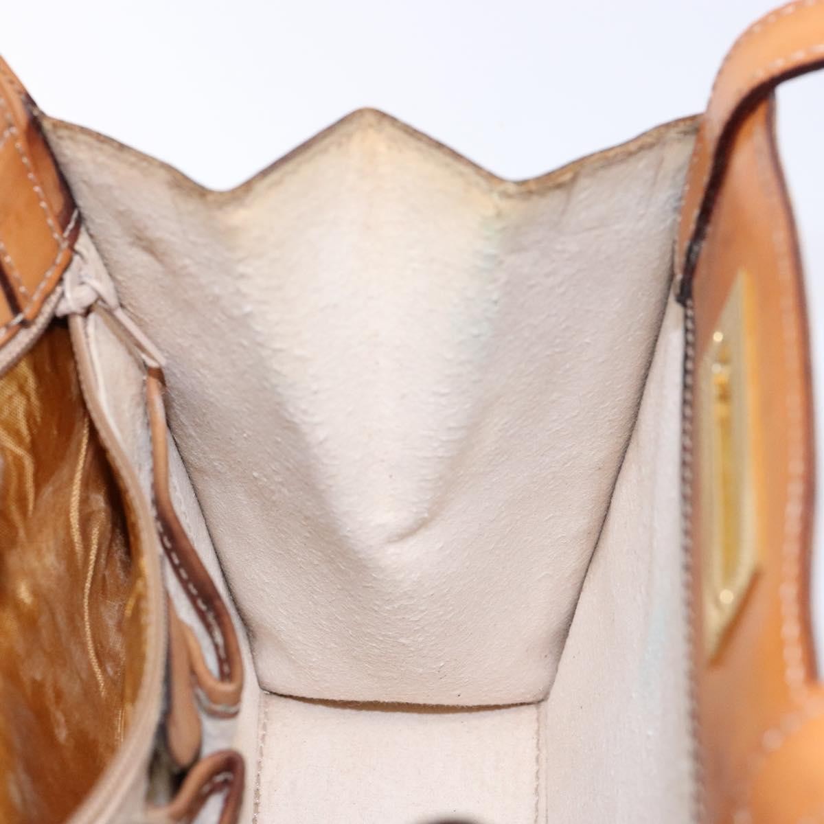 Celine Vintage Macadam Handbag Macadam, BROWN, CANVAS, Handbag