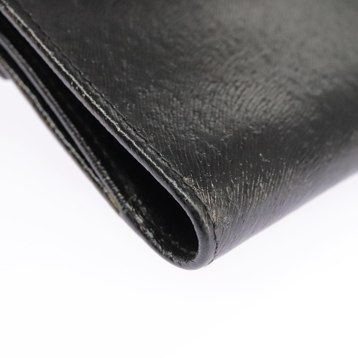 Fendi Bifold Flat Wallet Joshua Vides Printed Leather, BLACK, LEATHER, Wallets