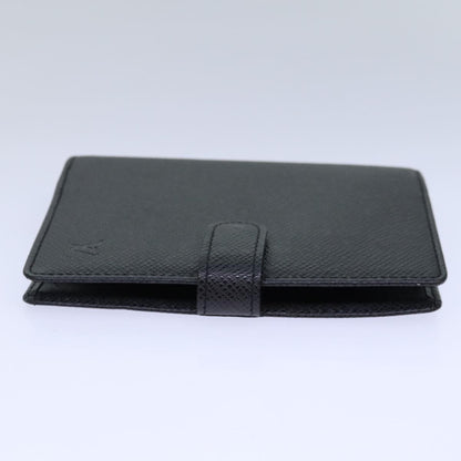 Louis Vuitton Agenda Cover Epi Leather, BLACK, LEATHER, Toiletry Case