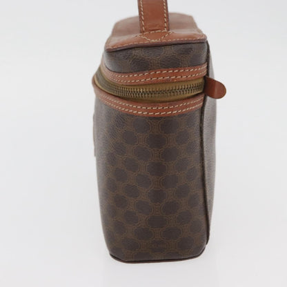 Celine Macadam Vanity Bag Canvas, Brown, Canvas, Clutch