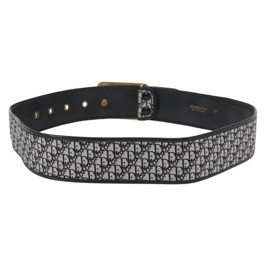 Christian Dior Vintage belt Canvas, BLACK, CANVAS, Belts