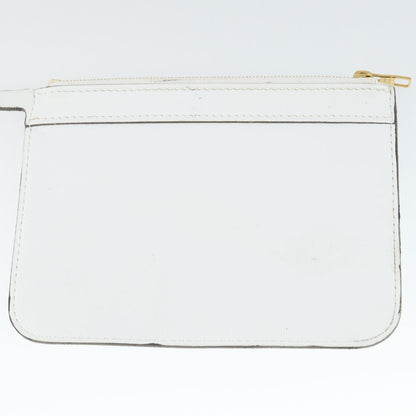 Louis Vuitton Flore Noe Handbag Perforated Leather, WHITE, LEATHER, Shoulder bag
