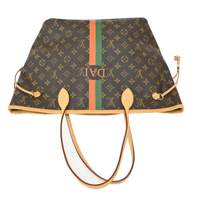 Louis Vuitton Neverfull Tote My LV Heritage Monogram Canvas, BROWN, CANVAS, Tote bag