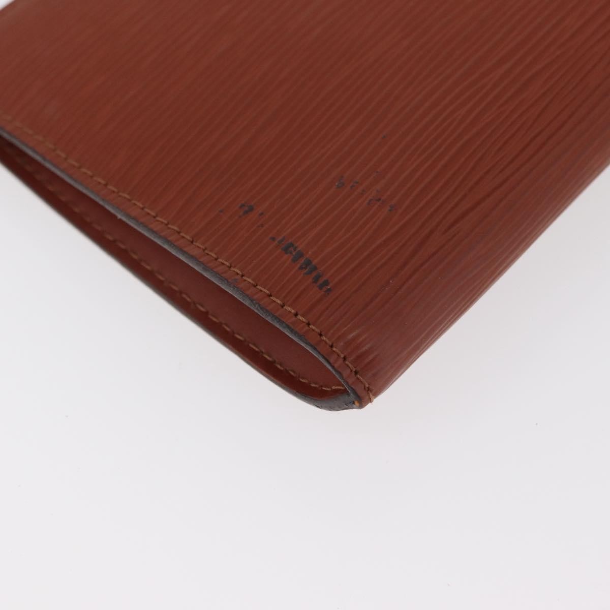 Louis Vuitton Pochette Accessoires Epi Leather, Brown, Leather, Clutch