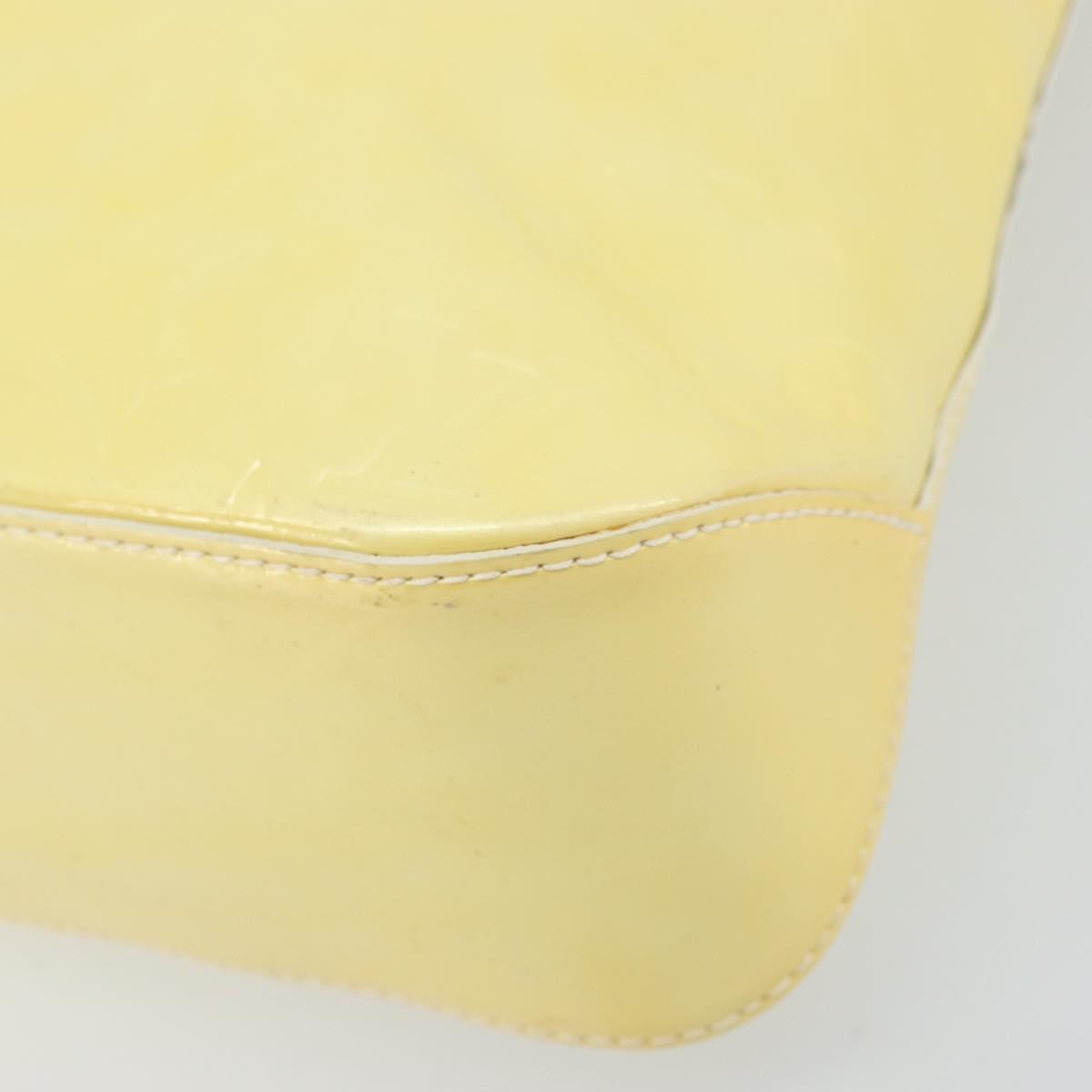 Louis Vuitton Brentwood Handbag Monogram Vernis, YELLOW, PATENT_LEATHER, Tote bag