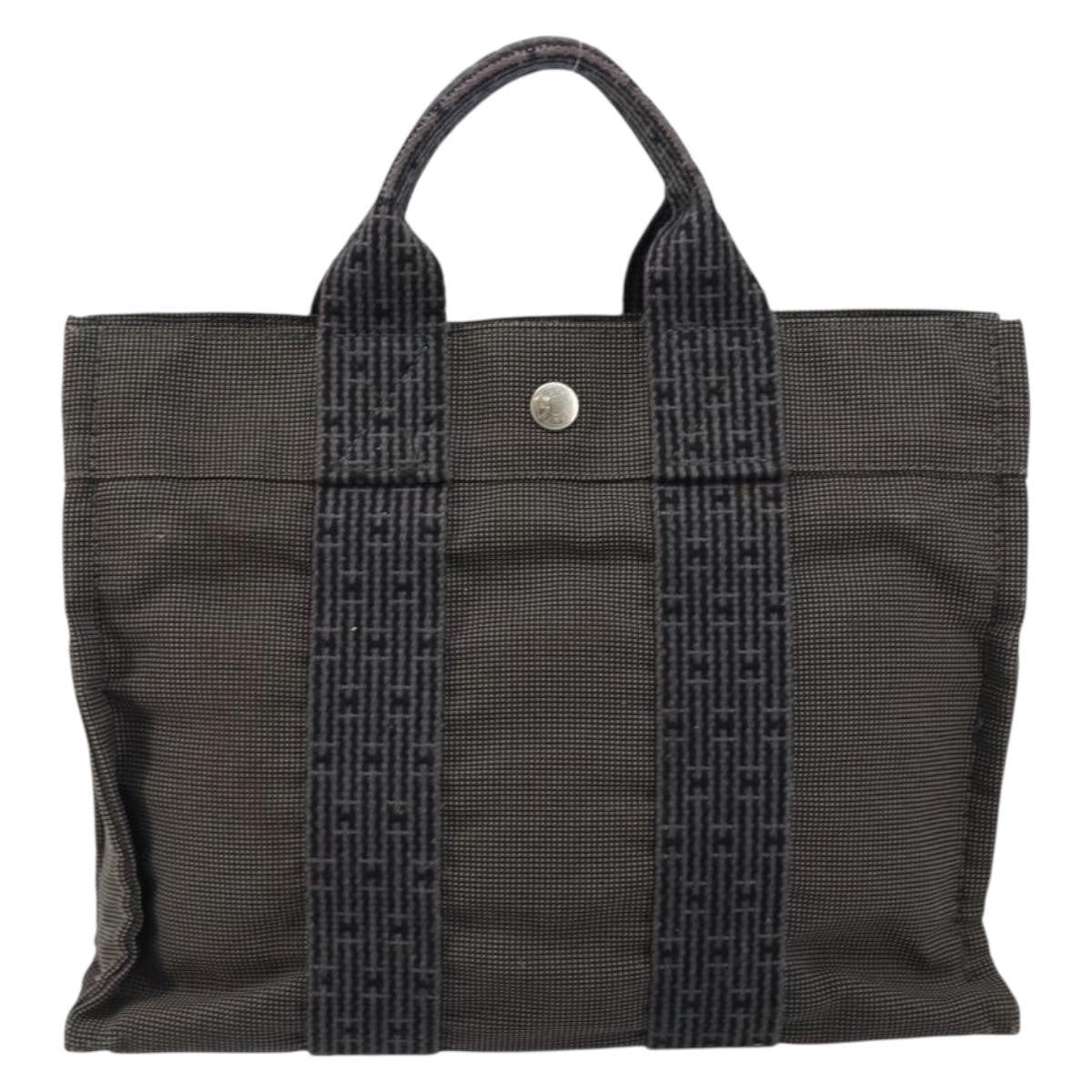 Hermes Fourre-tout Herline Fourre-tout Herline, GRAY, CANVAS, Tote bag