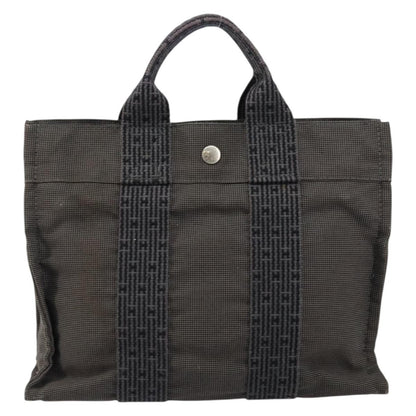Hermes Fourre-tout Herline Fourre-tout Herline, GRAY, CANVAS, Tote bag