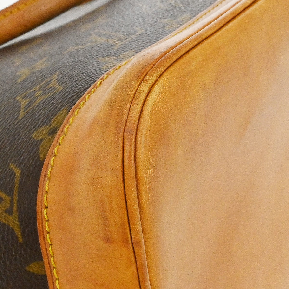 Louis Vuitton Alma Handbag Monogram Canvas, Brown, Canvas, Handbag