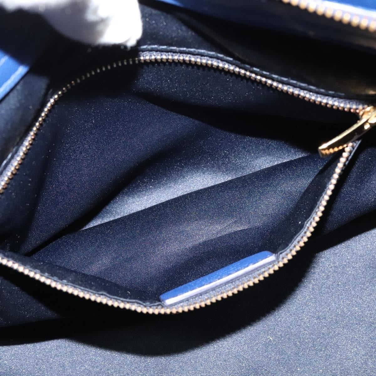 Salvatore Ferragamo Beky Tote Saffiano Leather, BLUE, LEATHER, Tote bag