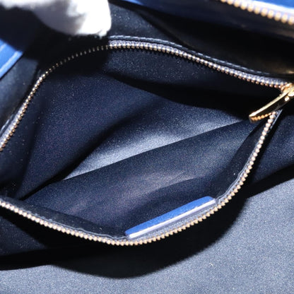 Salvatore Ferragamo Beky Tote Saffiano Leather, BLUE, LEATHER, Tote bag