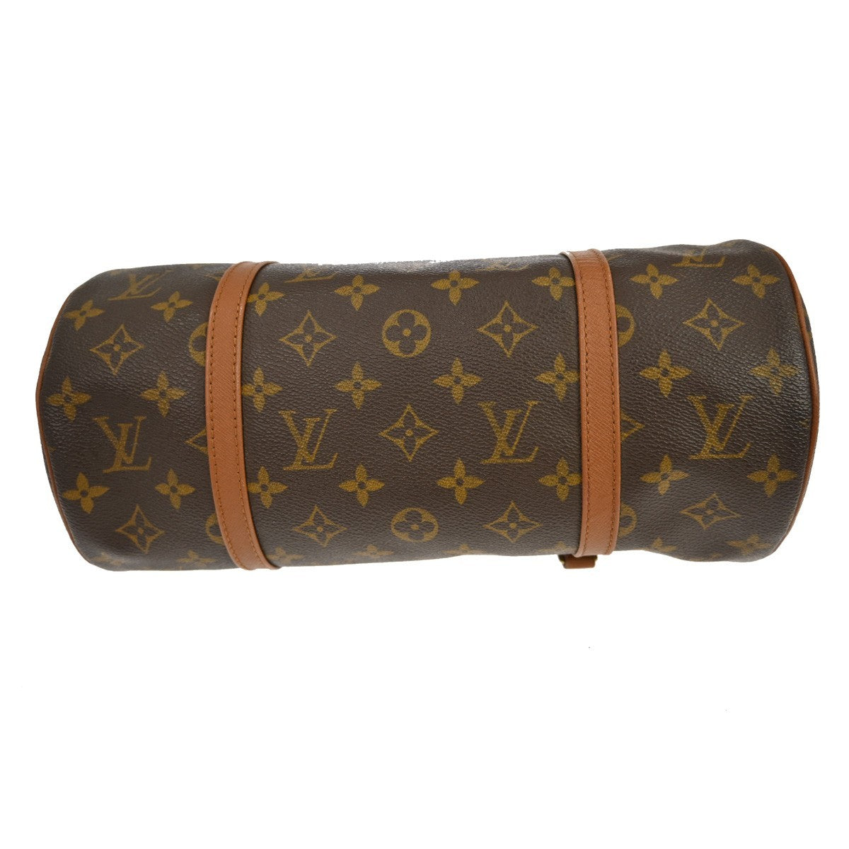 Louis Vuitton Papillon Handbag Monogram Canvas, Brown, Canvas, Handbag