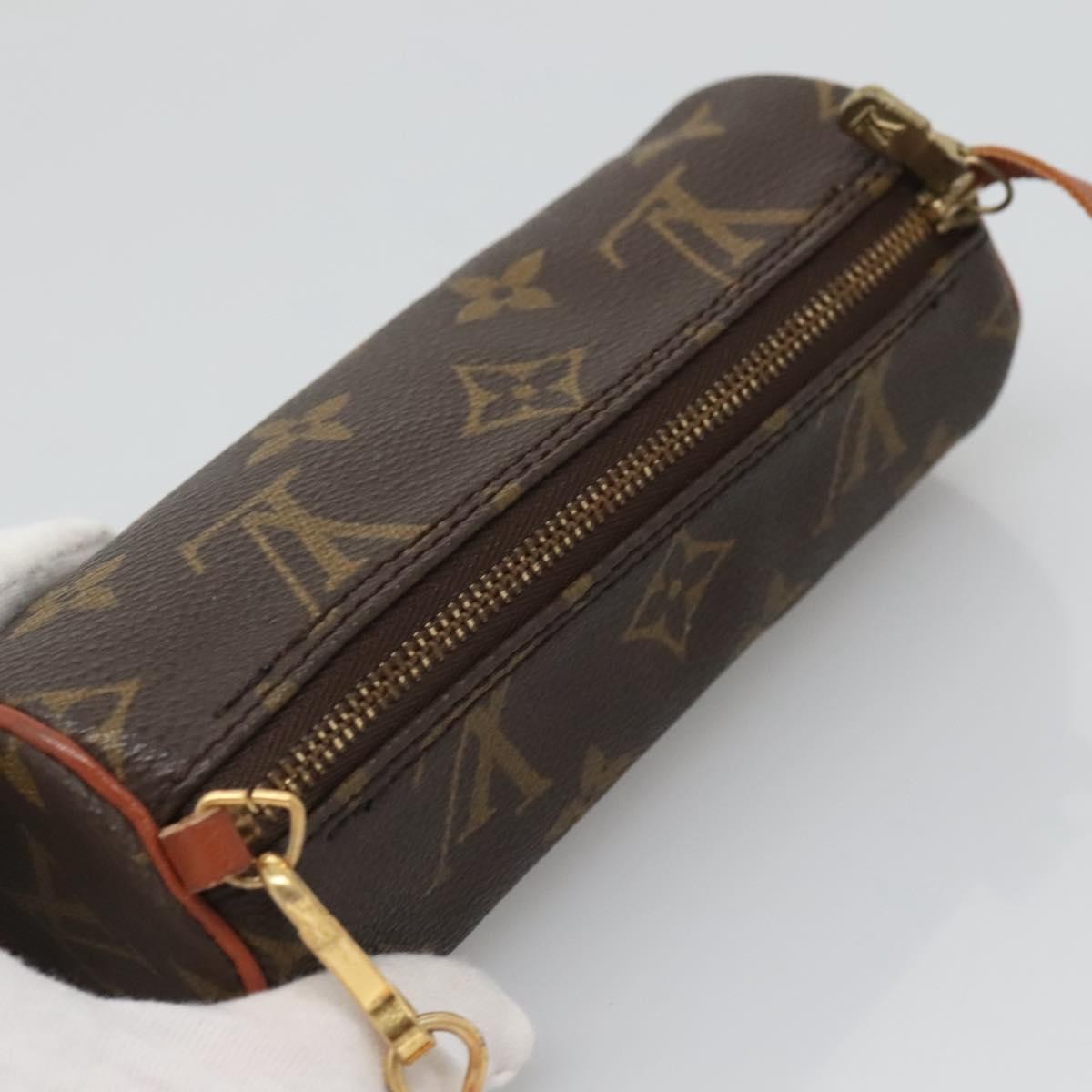 Louis Vuitton Papillon Pochette Monogram Canvas, BROWN, CANVAS, Clutche & pouche