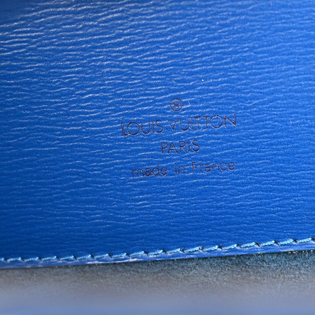 Louis Vuitton Cluny Shoulder Bag Epi Leather, Blue, Leather, Shoulder Bag