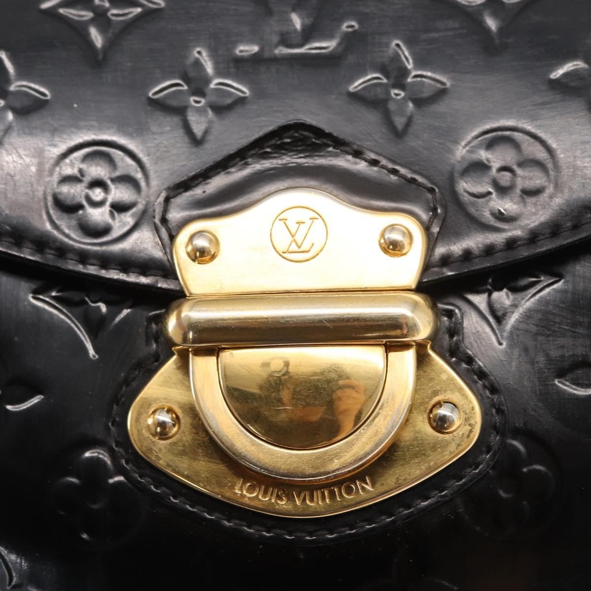 Louis Vuitton Mirada Handbag Monogram Vernis, BLACK, PATENT_LEATHER, Handbag