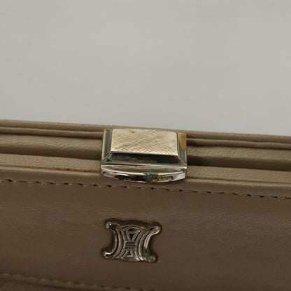Celine Handbag Leather, BEIGE, LEATHER, Handbag