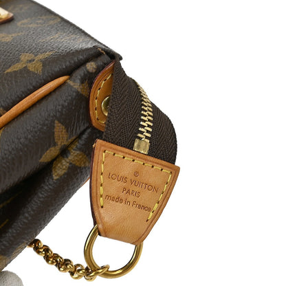Louis Vuitton Eva Handbag Monogram Canvas, BROWN, CANVAS, Clutche & pouche