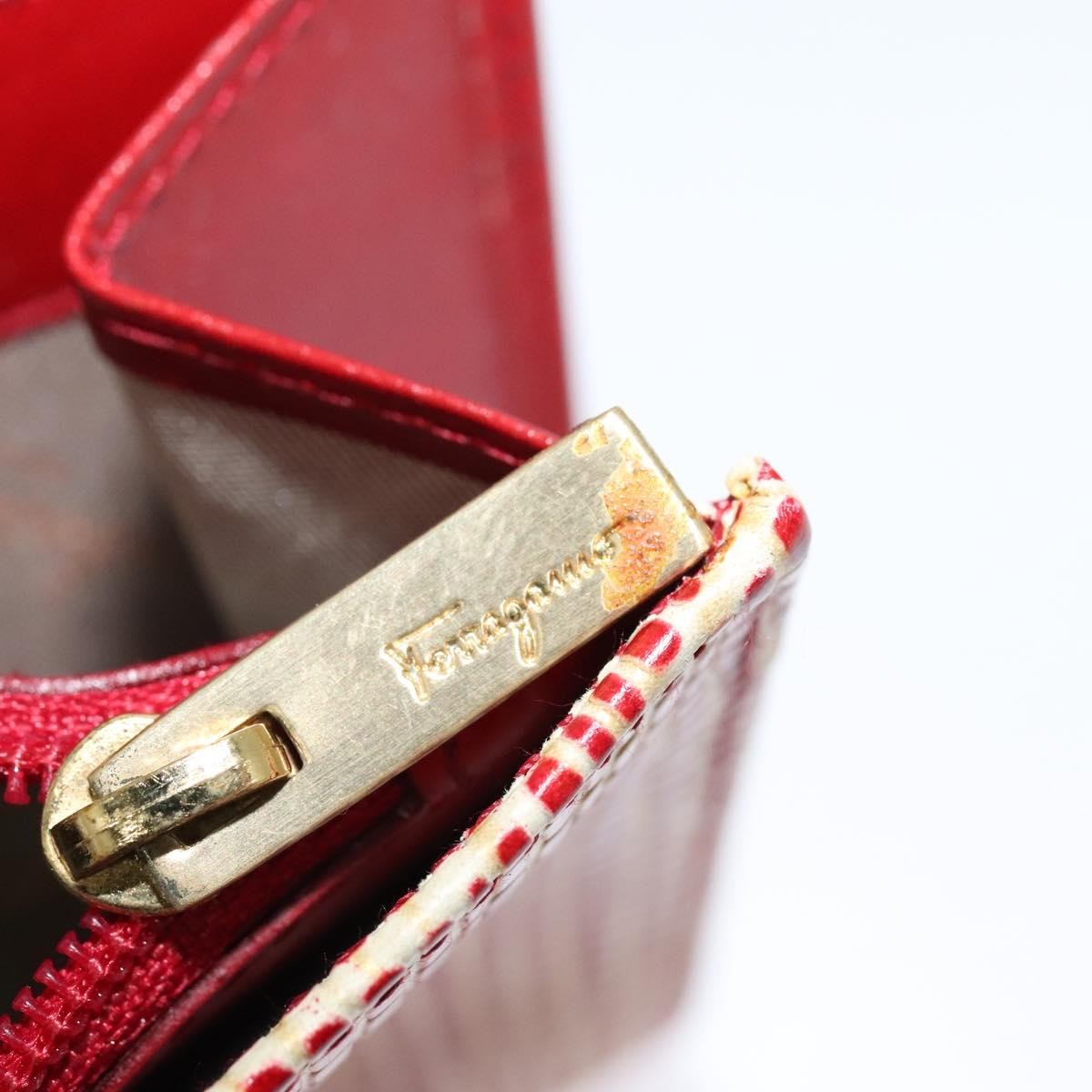 Salvatore Ferragamo Gancini Shoulder Bag Leather, RED, LEATHER, Shoulder bag