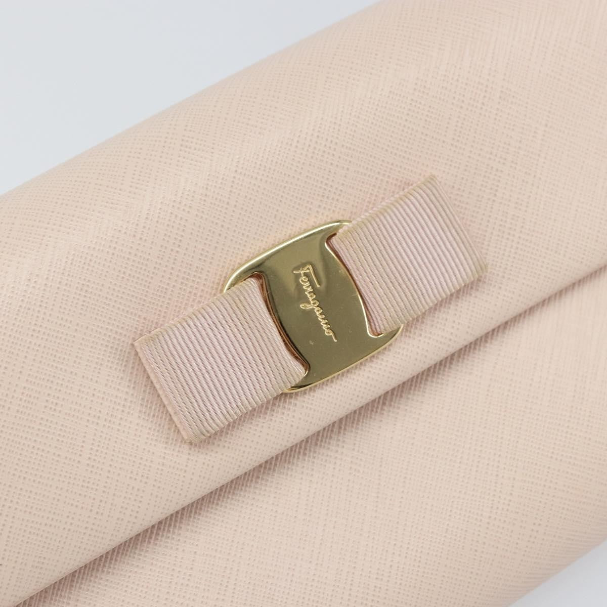 Salvatore Ferragamo Vala Shoulder Bag Leather, PINK, LEATHER, Shoulder bag