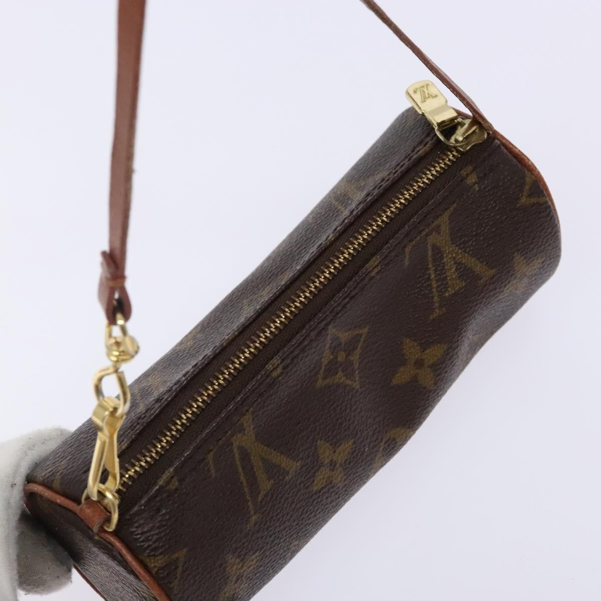 Louis Vuitton Papillon Pochette Monogram Canvas, BROWN, CANVAS, Handbag