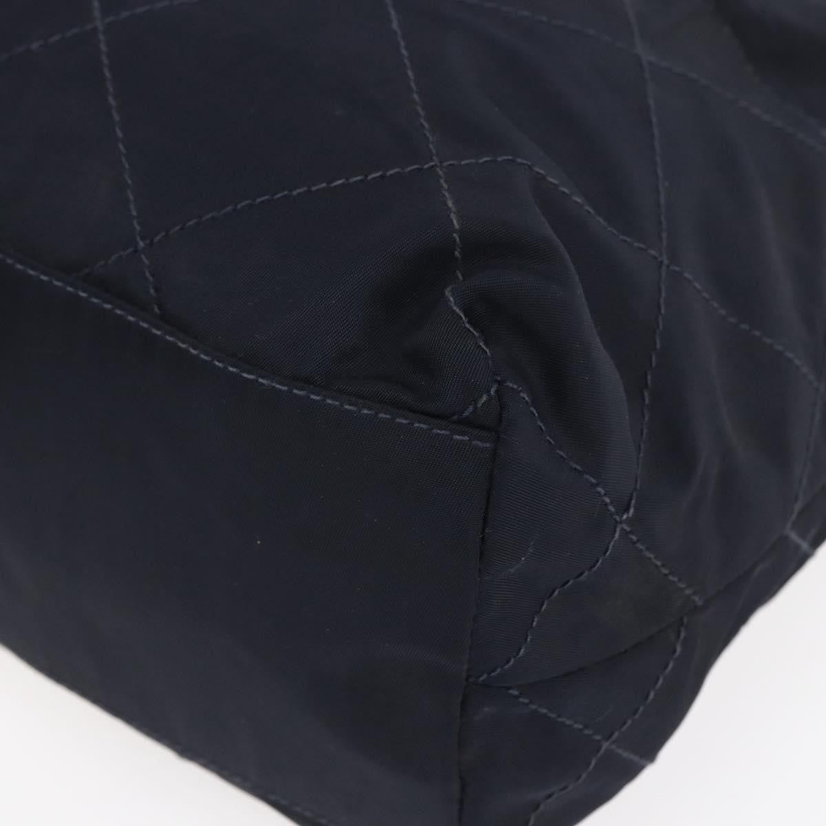 Prada Re-Edition 1995 Chain Tote Quilted Re-Nylon, NAVY, NYLON, Shoulder bag