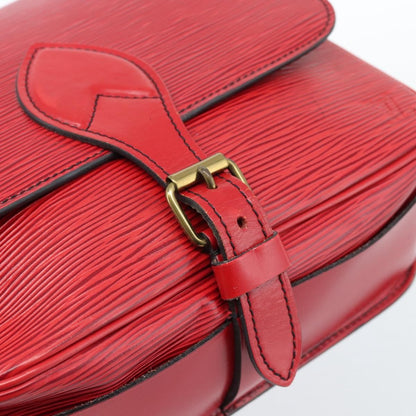 Louis Vuitton Cartouchiere Handbag Epi Leather, Red, Leather, Shoulder Bag