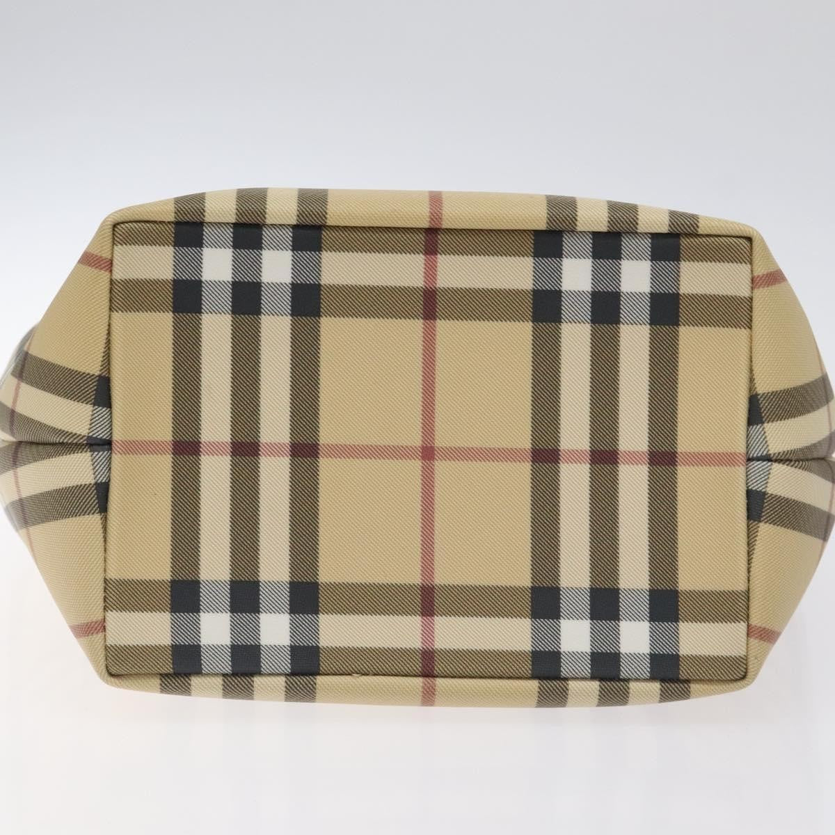 Burberry Nova Check Tote canvas check pattern, BEIGE, PVC, Tote bag