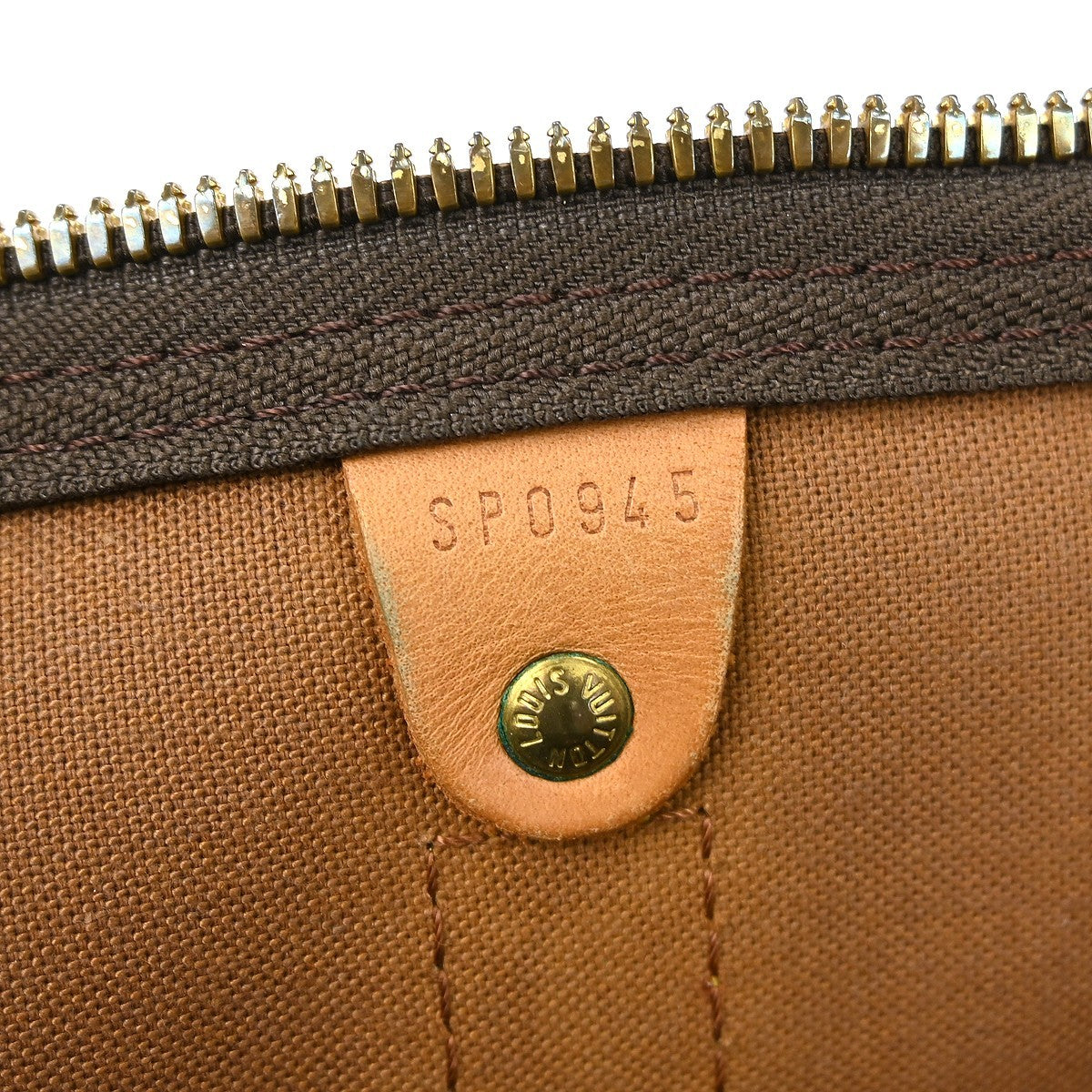 Louis Vuitton Keepall Bag Monogram Canvas, BROWN, CANVAS, Travel bag