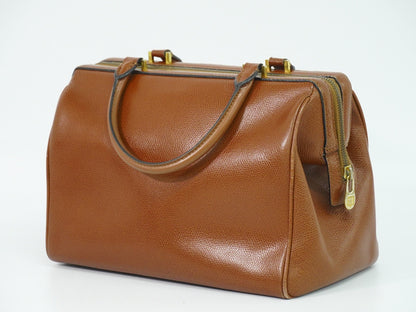 Celine Handbag Leather, BROWN, LEATHER, Handbag
