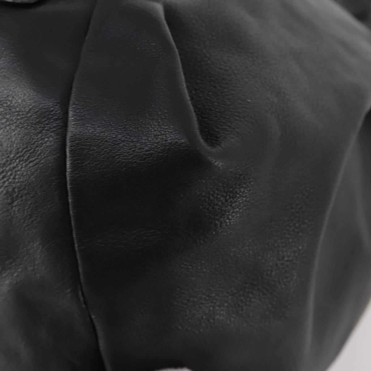 Versace Vintage Shoulder Bag Leather, BLACK, LEATHER, Shoulder bag