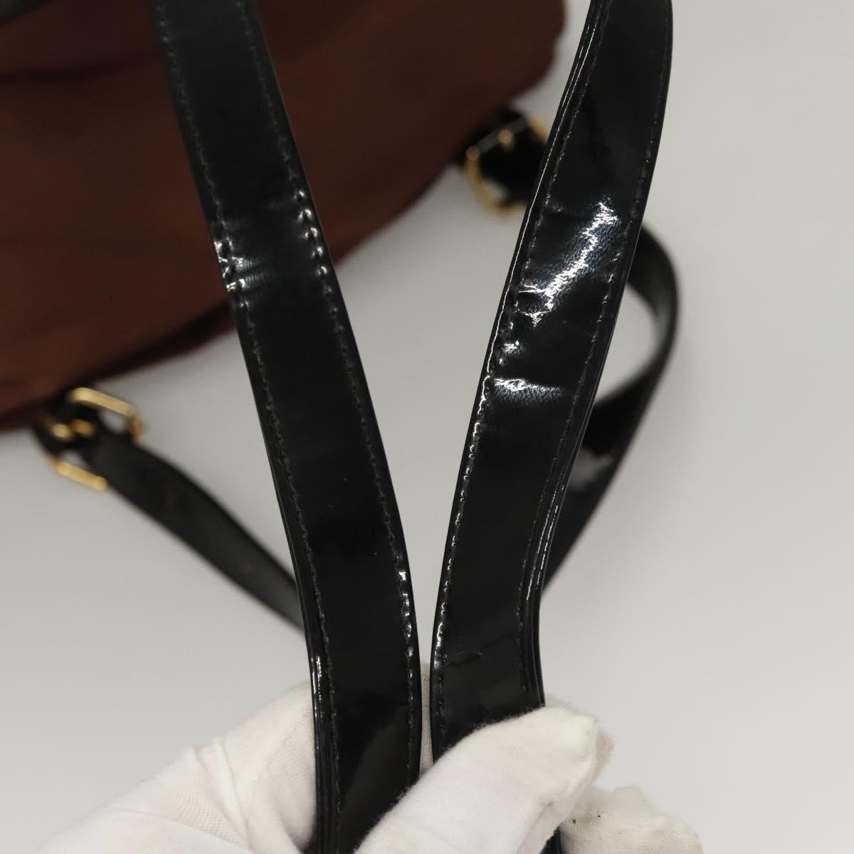 Balenciaga Vintage Backpack Nylon, BROWN, NYLON, Backpack