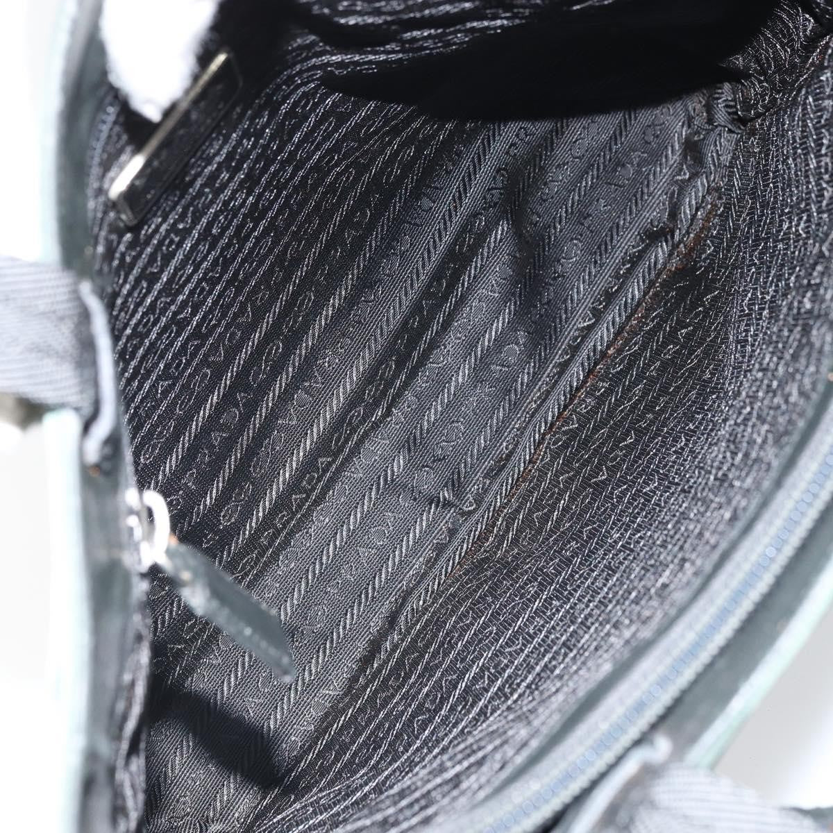 Prada Vintage Zip Tote Tessuto, GREEN, NYLON, Tote bag