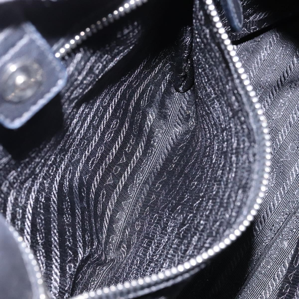 Prada Bow Tote Tessuto with Leather, BLACK, NYLON, Tote bag