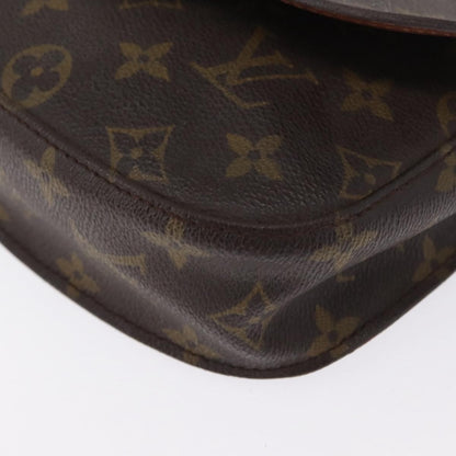 Louis Vuitton Saint Cloud Handbag Monogram Canvas, BROWN, CANVAS, Shoulder bag