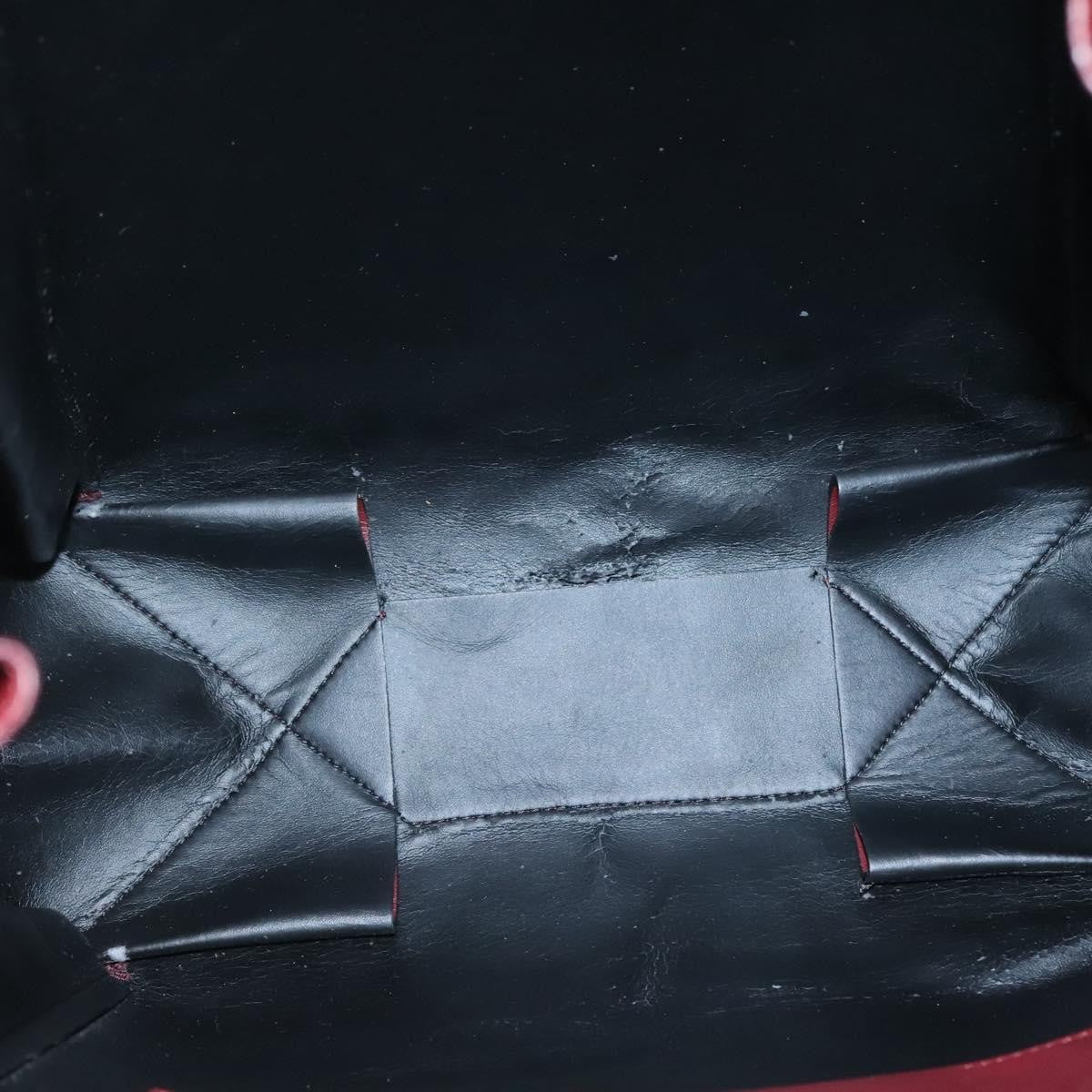 Celine Vertical Cabas Tote Leather, RED, LEATHER, Tote bag