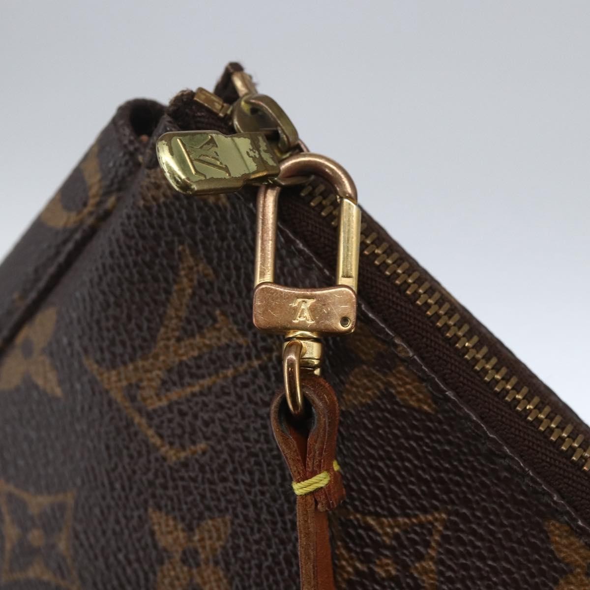 Louis Vuitton Pochette Accessoires NM Monogram Canvas, BROWN, CANVAS, Clutche & pouche