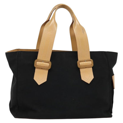Burberry Vintage Tote Canvas, BLACK, CANVAS, Tote bag