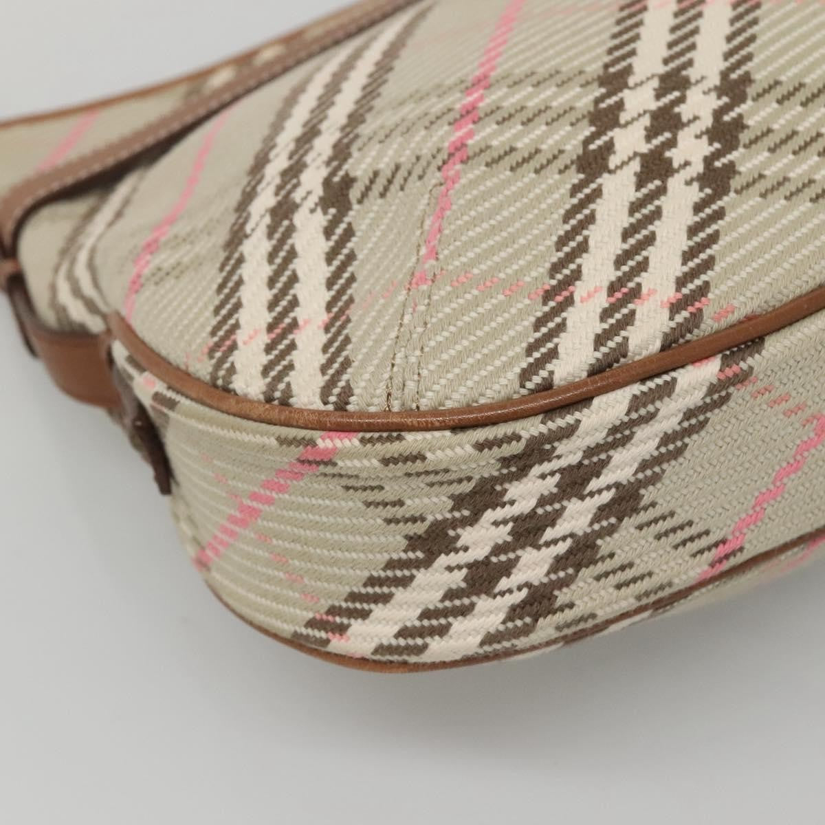 Burberry Nova check Shoulder bag Canvas, BEIGE, CANVAS, Shoulder bag