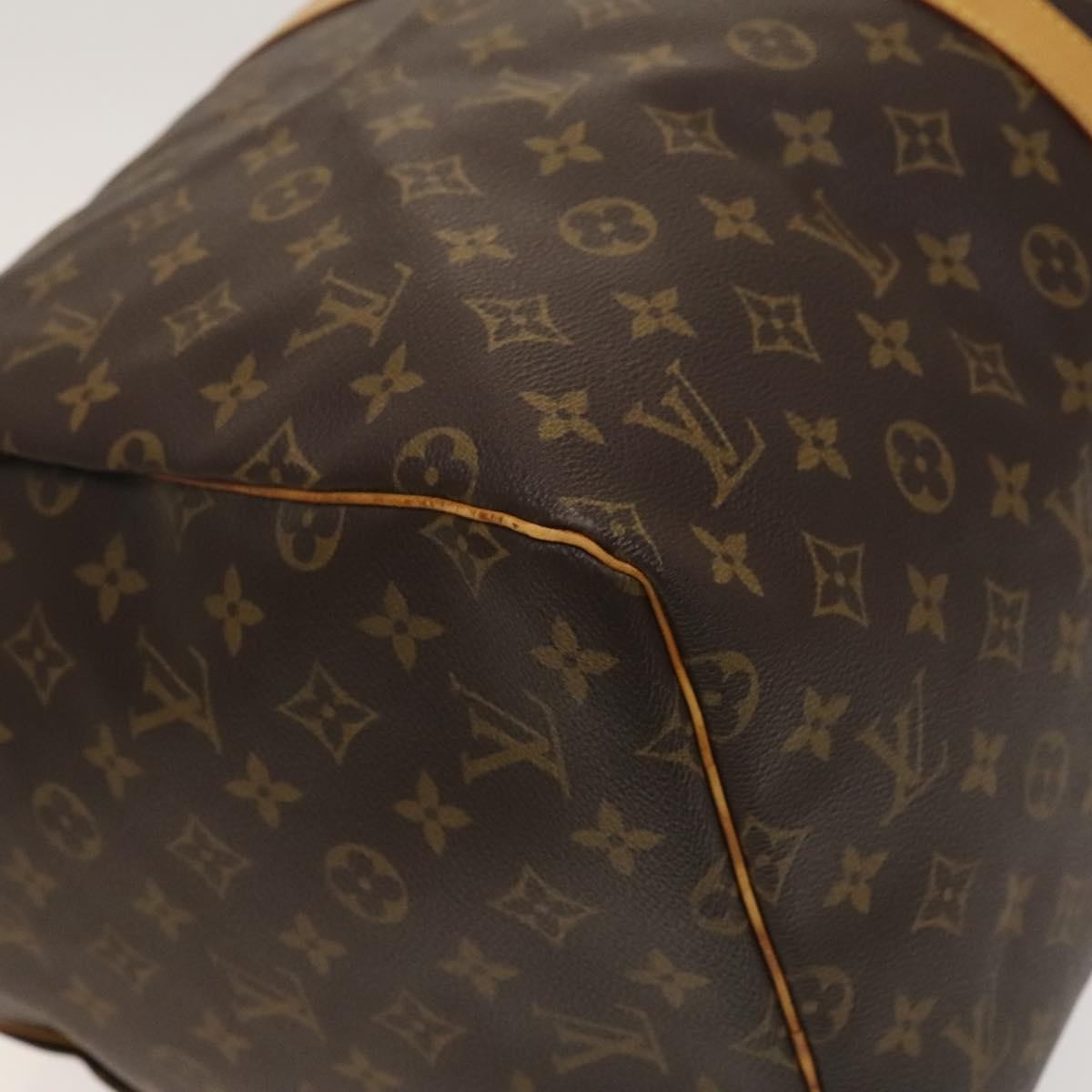 Louis Vuitton Keepall Bag Monogram Canvas, BROWN, CANVAS, Travel bag