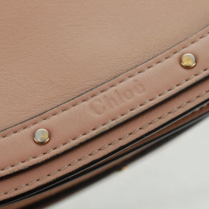 Chloe Nile Crossbody Bag Leather, PINK, LEATHER, Shoulder bag