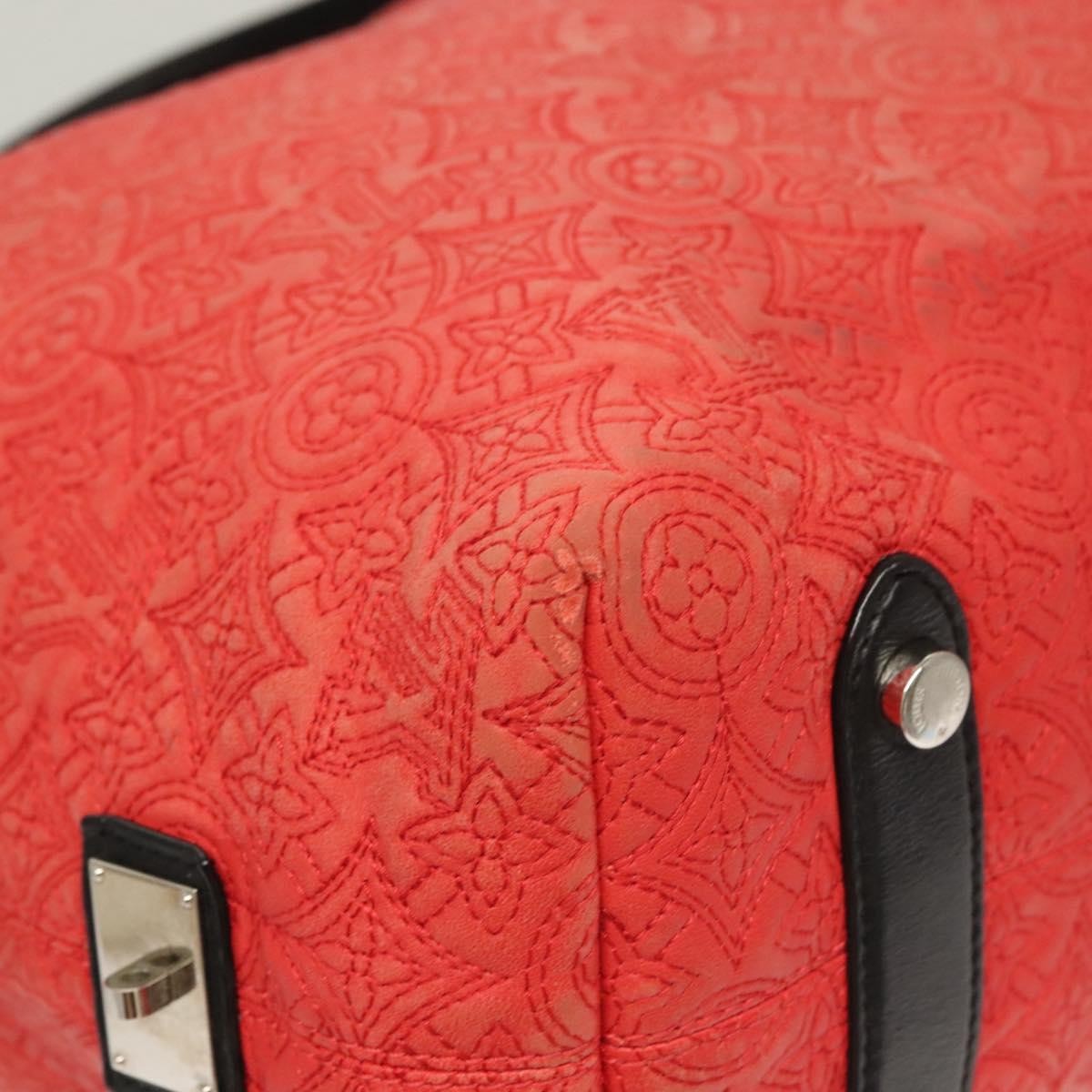 Louis Vuitton Antheia Hobo Leather, RED, LEATHER, Shoulder bag