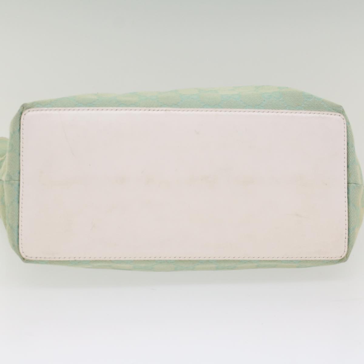 Gucci Vintage Bucket Shopping Tote GG Canvas, BLUE, CANVAS, Tote bag