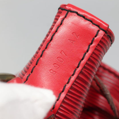Louis Vuitton Noe Handbag Epi Leather, RED, LEATHER, Handbag