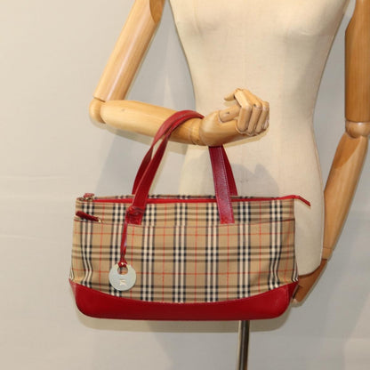 Burberry Nova Check Handbag Nova Check Canvas, BEIGE, CANVAS, Handbag
