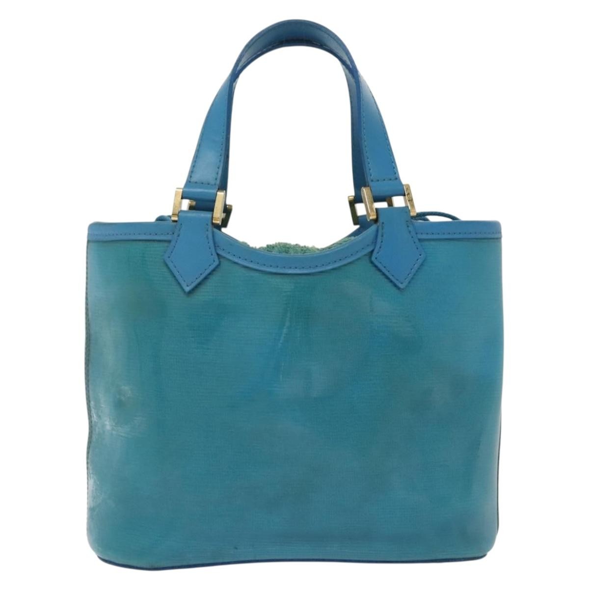 Louis Vuitton Plage Lagoon Bay Handbag Vinyl Epi Leather, BLUE, LEATHER, Handbag