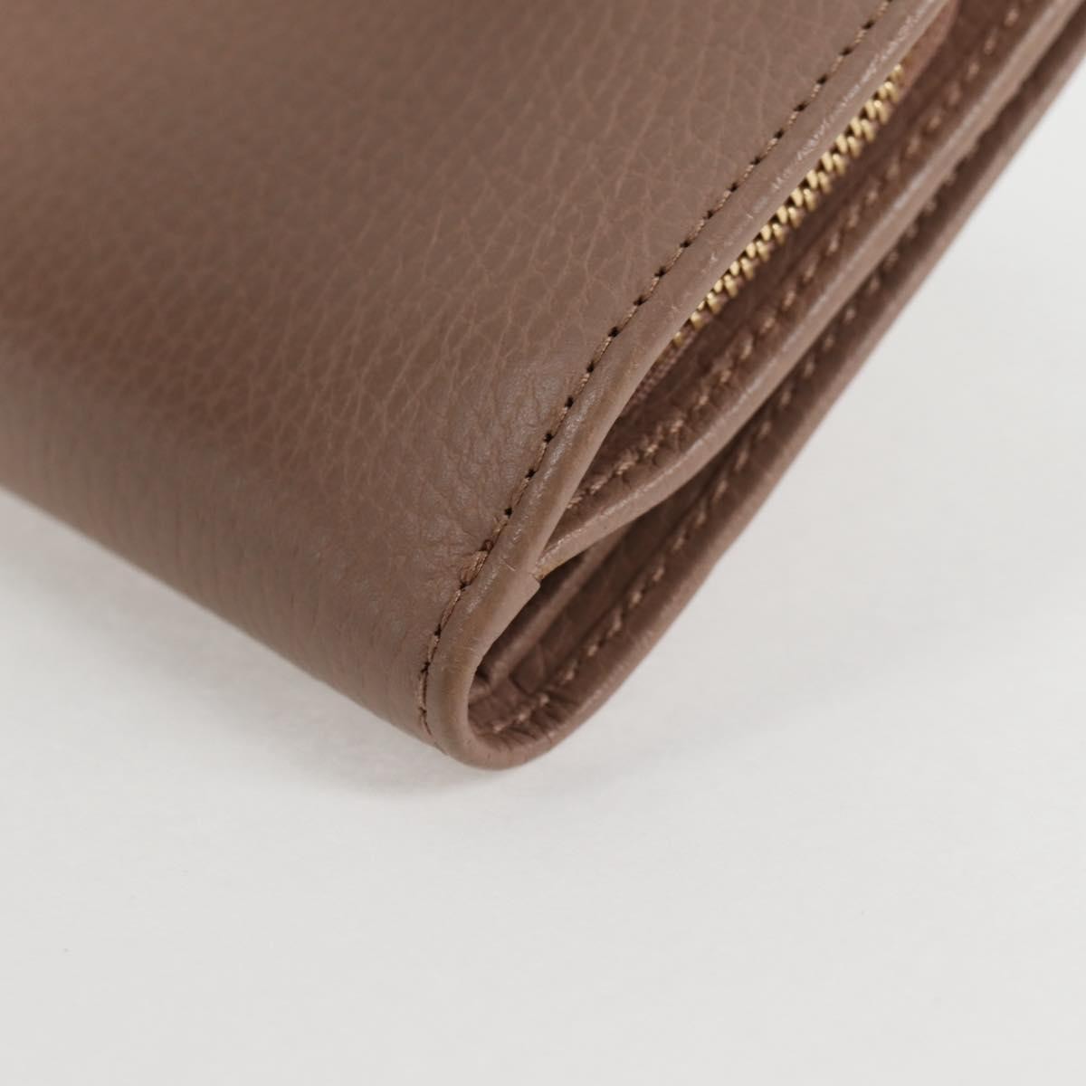 Gucci GG Marmont Wallet Leather, BEIGE, LEATHER, Wallets