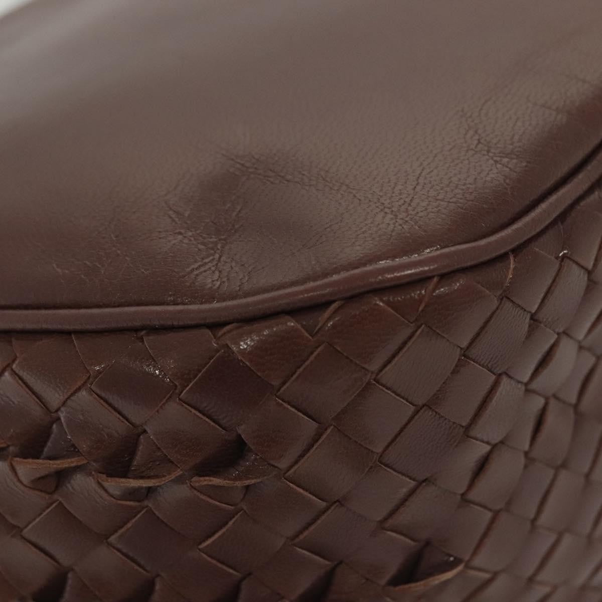 Bottega Veneta Intrecciato Leather, PURPLE, LEATHER, Clutche & pouche