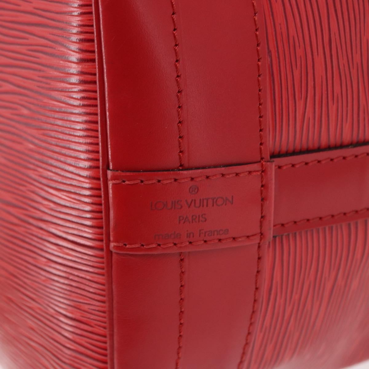 Louis Vuitton Petit Noe NM Handbag Epi Leather, RED, LEATHER, Shoulder bag