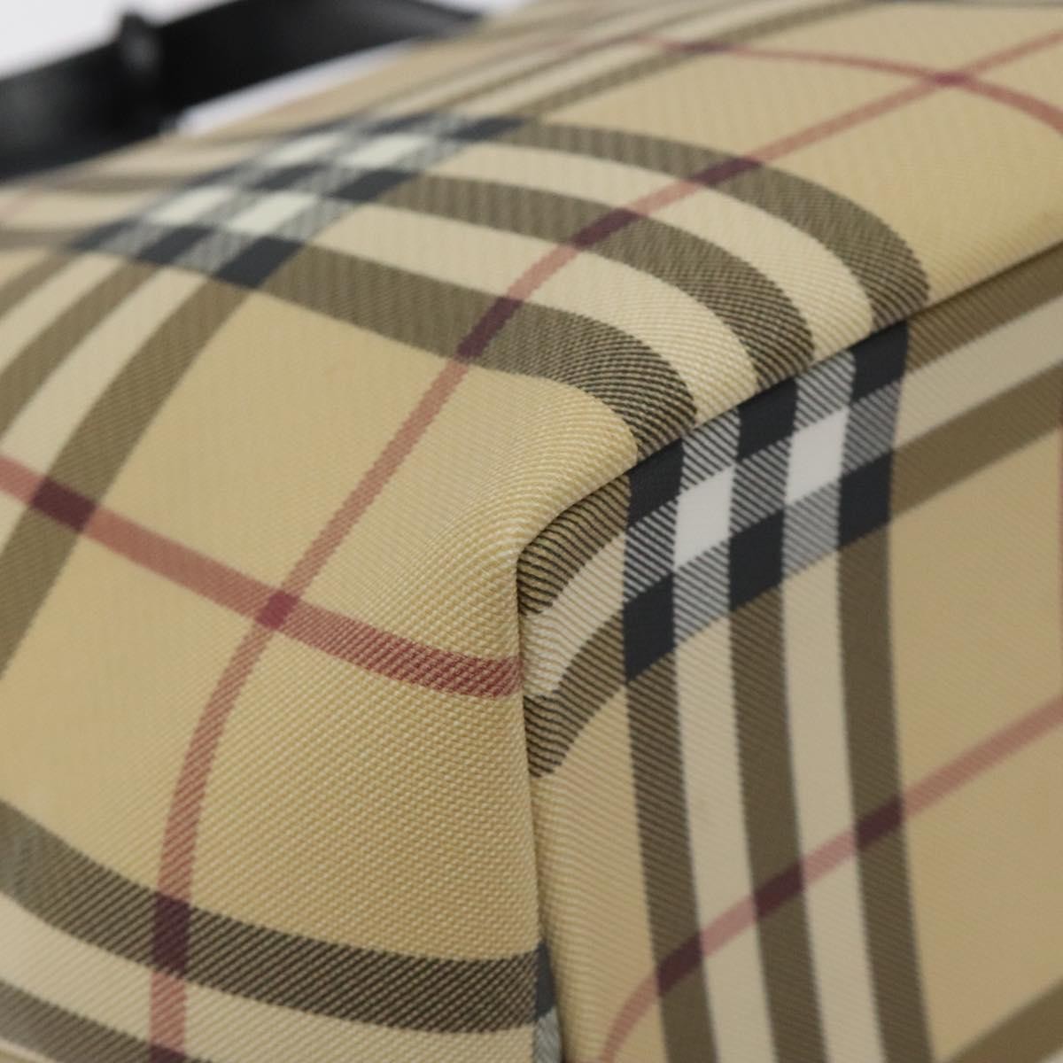 Burberry Nova Check Tote canvas check pattern, BEIGE, PVC, Tote bag